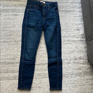 Madewell high rise skinny jeans size 25